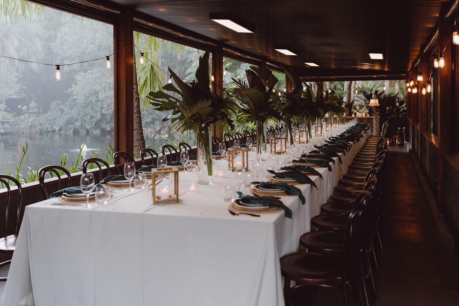 Long Restaurant Table